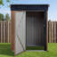5ft. W x 3 ft. D Metal Storage Shed with Metal Base Frame Kit