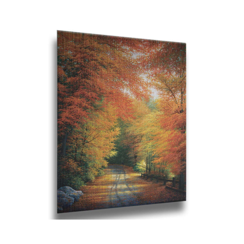 «Autumn in New England» par Charles White, Sans cadre en métal, Non, H 16 po x l 20 po x P 1 po