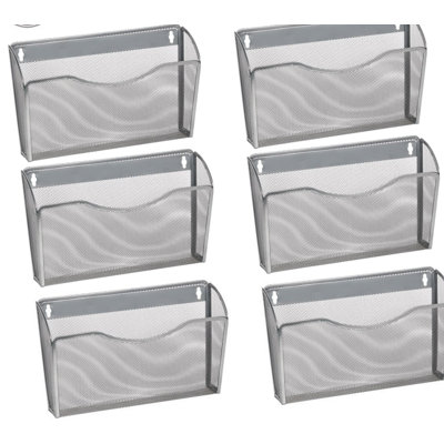 Faulkner Metal Wall Organizer with Wall Baskets