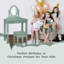 Coiffeuse et table de maquillage pour enfants HLR-190541449