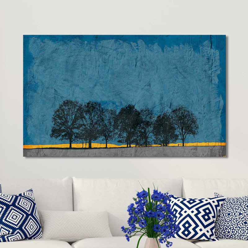 " Midnight View " by Ynon Mabat, 24" H x 40" W x 1.5" D, Wrapped Canvas