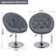 Fauteuil demi-tonneau pivotant de 27,2 po Askins-2021380147