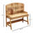 Kids Desk Writing Desk Child Computer Learning Desk With Hutch                                    -2001844773