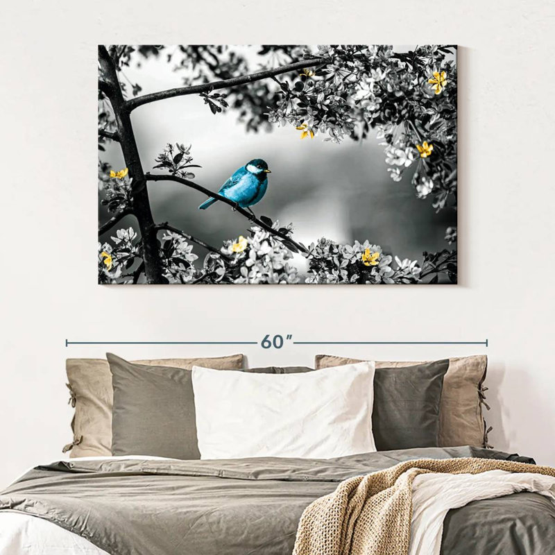 Brampt Blue Tit Pop, 34" H x 51" W