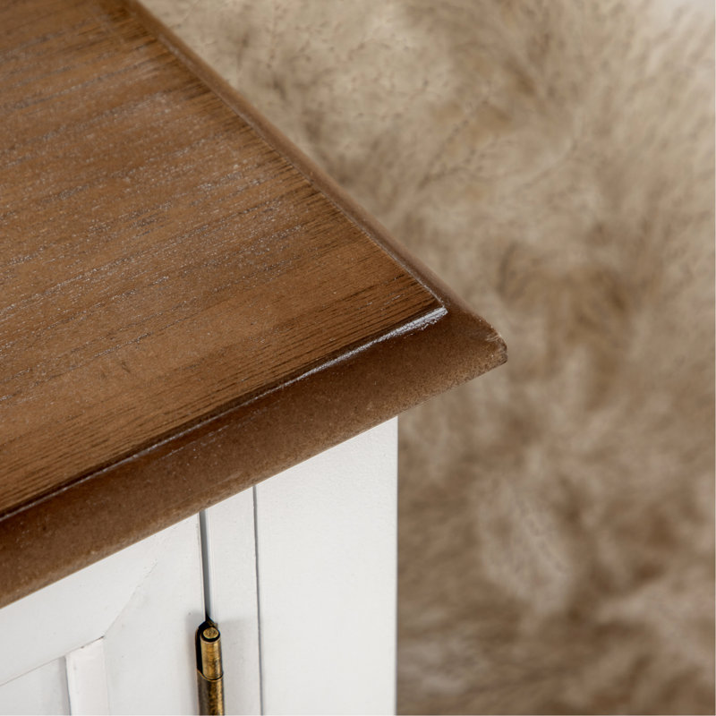 Console blanche avec solution de rangement, utilisation polyvalente - pieds en pin, vestibule captivant