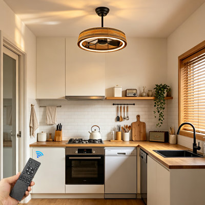 Ventilateur de plafond Boho