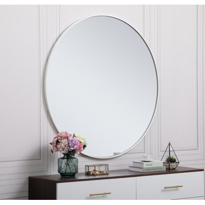 Sabine Metal Round Wall Mirror