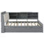 Lit plateforme avec lit gigogne-382343304