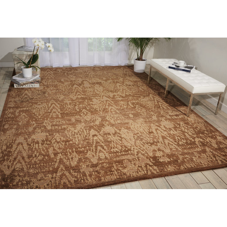 Huckle Wool Ikat Indoor Rug