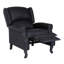 Lowry 82cm Wide Faux Leather Wing Chair Recliner