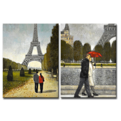 " Romantic Stroll I/II " by Norman Wyatt Jr. 2 - Pieces