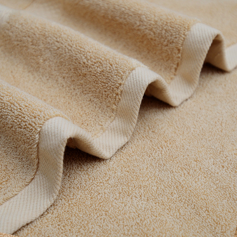 Ensemble de 8 serviettes de bain en mélange de coton avec débarbouillettes super douces, Camel