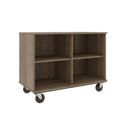 Mobile 4 Compartment Manufactured Wood Cubby