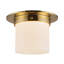 Mineral 8-in Brass Flush Mount-431977217-431977230