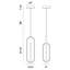 1 - Light Gold LED Pendant-1864408776