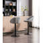 Merlene Swivel Upholstered Counter Stool with Metal Frame-71205836