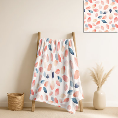 Jolis pétales - couverture polaire pour adolescents