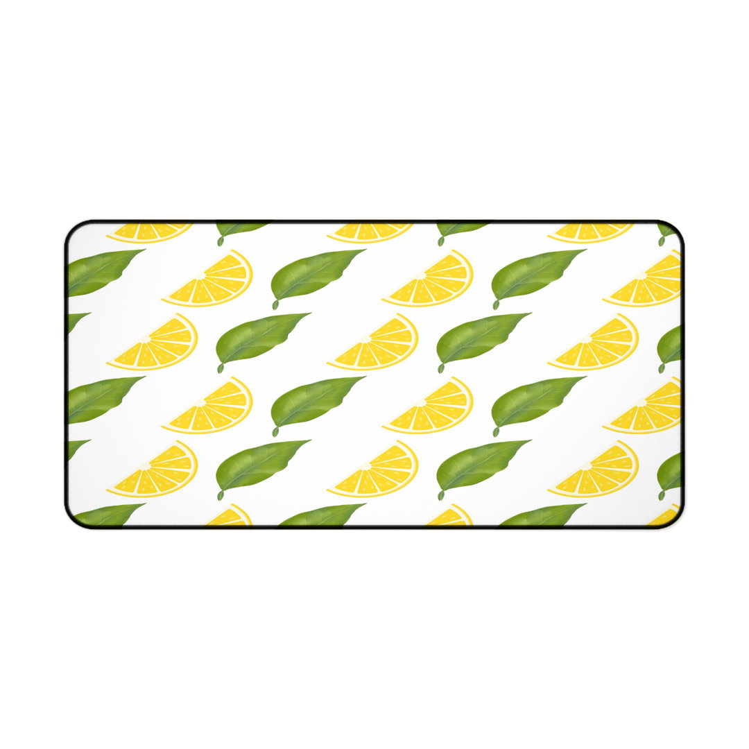 Fresh Lemon Leaf Desk Mat