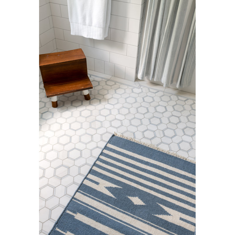Thompson Wool Geometric Area Rug, Rectangle 7'6" X 9'6"