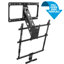 Support pour téléviseur à hauteur réglable Mount-It | Convient aux téléviseurs de 42 à 65 po | 62 lb Capacité de poids | Noir