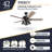 Piercy 42" Ceiling Fan with LED Light-1501495113