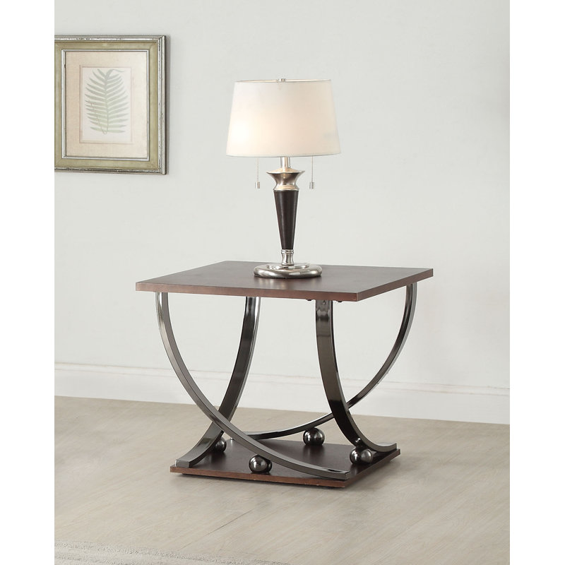 End Table, Black Nickel