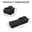 Canapé-lit futon convertible 35,43 po-3535733
