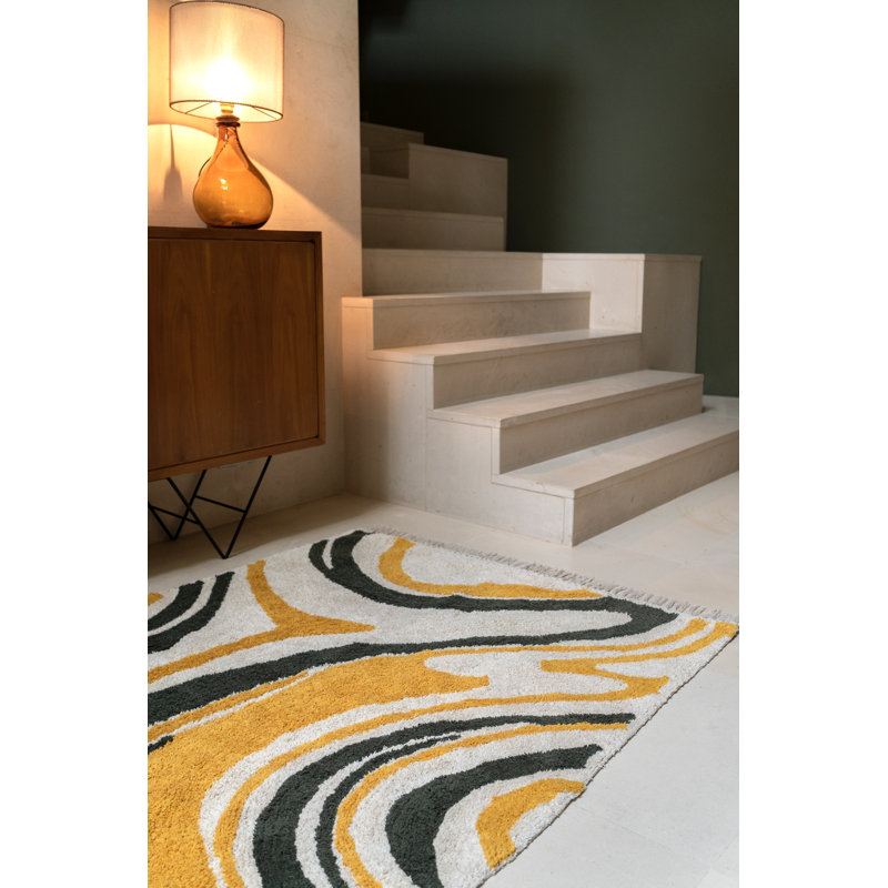 Abidi Abstract Hand Woven Area Rug, Rectangle 160 x 230cm