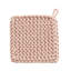 Poignée carrée en coton crocheté (chacun variera)-117659452