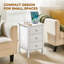 Stanislav 3 Drawer Bedside Table