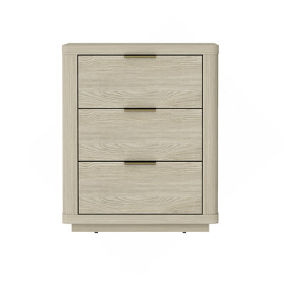 Table de chevet 20 po naturelle (3 tiroirs)