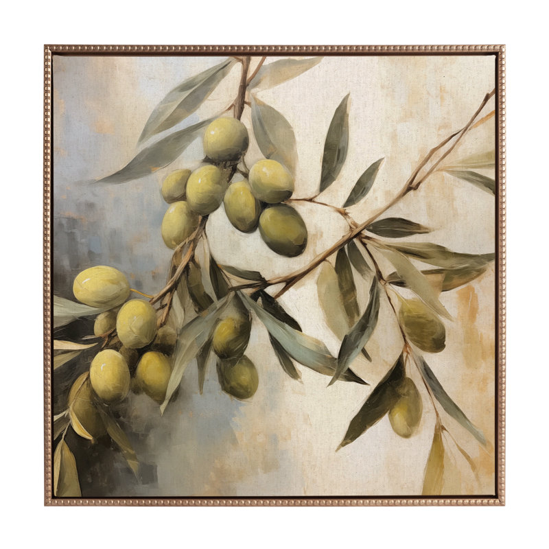 «Natural Olive Tree», art mural sur toile