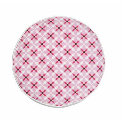  Coussin en coton Quatrefoil