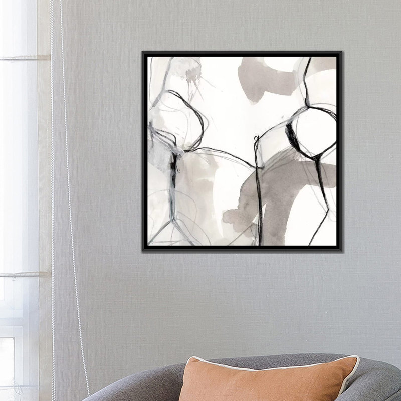 « modulé ii », reproduction d’art sur toile tendue, H 26 po x l 26 po x P 1,5 po, Pas de tapis, Toile tendue