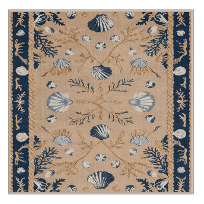 Washable Hamptons Elite Coastal Area Rug
