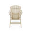 Chaise Adirondack - Bois en polyéthylène haute densité robuste pour la détente au bord de la piscine, du patio et du jardin-76577609
