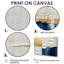 A Touch of Gold and Kings Blue - peinture abstraite, art mural-207455873-207455882