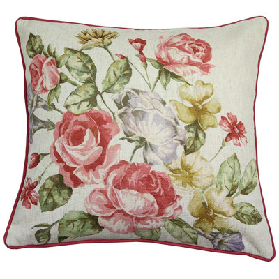 Chivers Floral Square Cushion