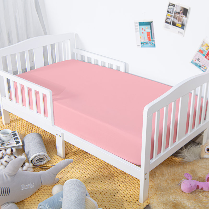 Drap-housse pour lit de bébé, drap de lit en microfibre 100% brossé pour matelas de lit de bébé et de tout-petit standard, 28 x 52 pouces - NTBAY