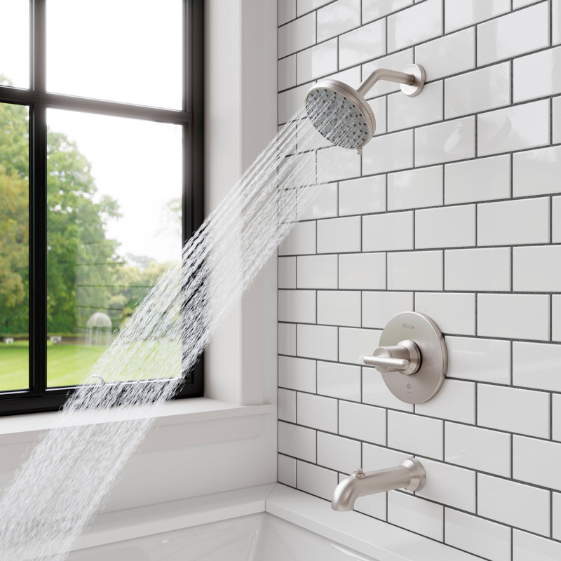 Tub & Shower Faucet, Spot Defense Brushed Nickel