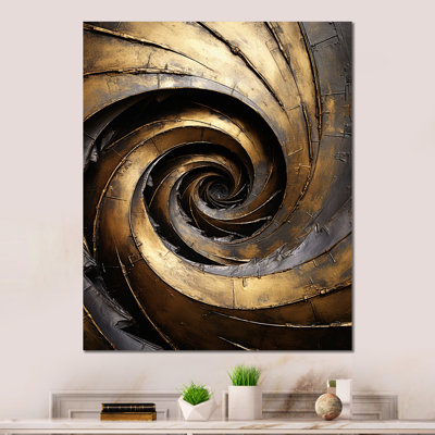 Pugh - Abstract Spirals Metal Wall Art Prints