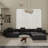 Kay Crumley 4-Piece Upholstered Modern Linen Fabric Sectional Sofa With Ottoman-160813281