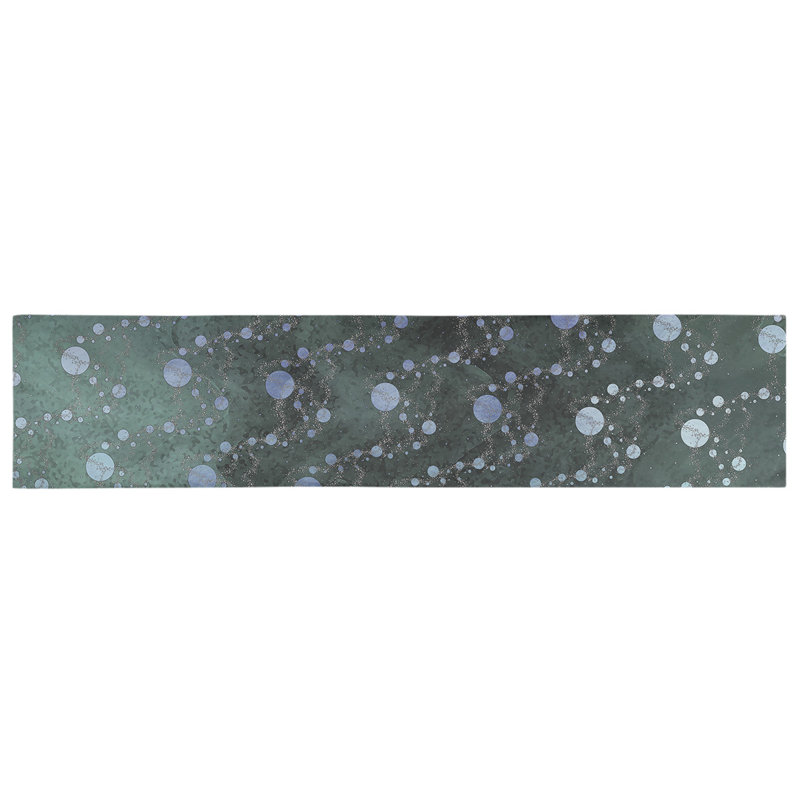 Avicia Table Runner, 90" x 16", Green Ombre