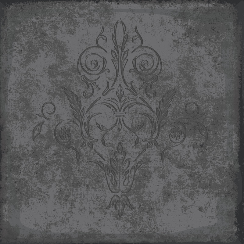 Albemarle Albery Damask Wallpaper Roll, Graphite