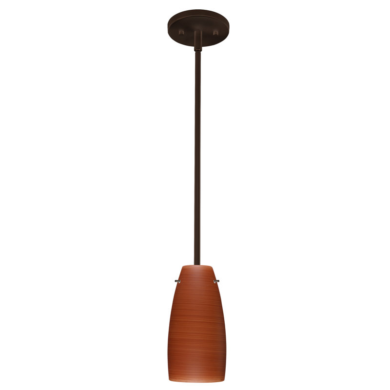 Tao 1 - Light Single Pendant, Bronze, Opal Matte, LED