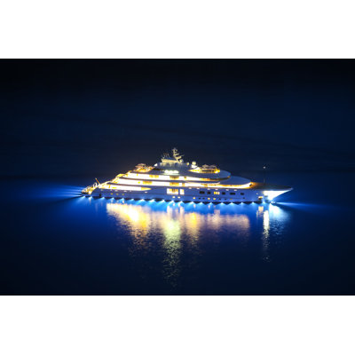 Yacht In Adriatic Sea - Wrapped Canvas Print