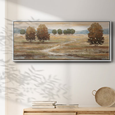 Lin paysage I - toile encadrée