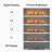 Electric Fireplace Insert 26 Inch Ultra Thin Design Realistic Flame Remote Control Heater-1424629260