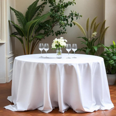 100% Egyptian Cotton Hotel Quality Table Cloth round