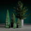 Set of 2 Glazed Tree Sculpture-993427965-1022680348